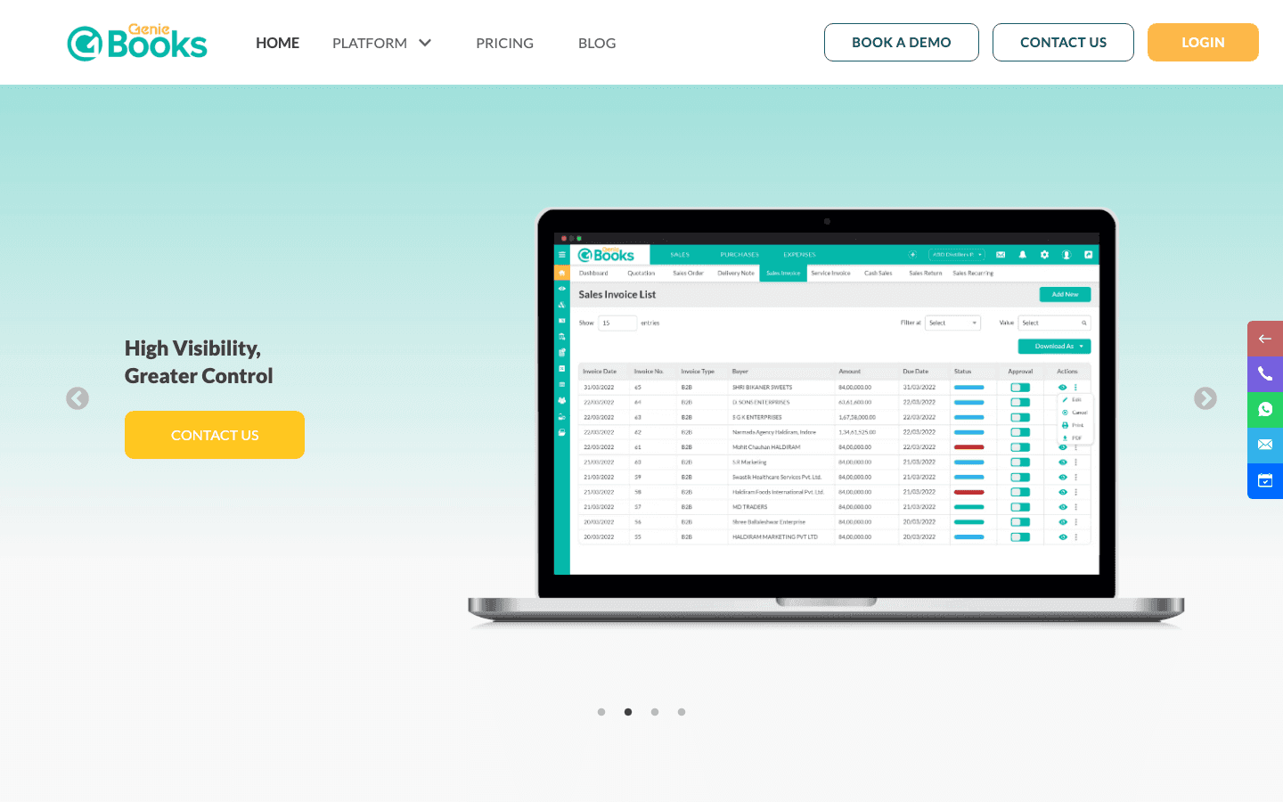 GenieBooks official website screenshot