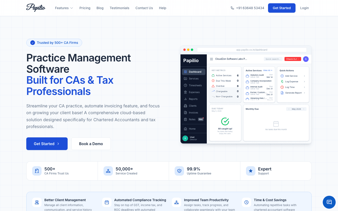 Papilio official website screenshot