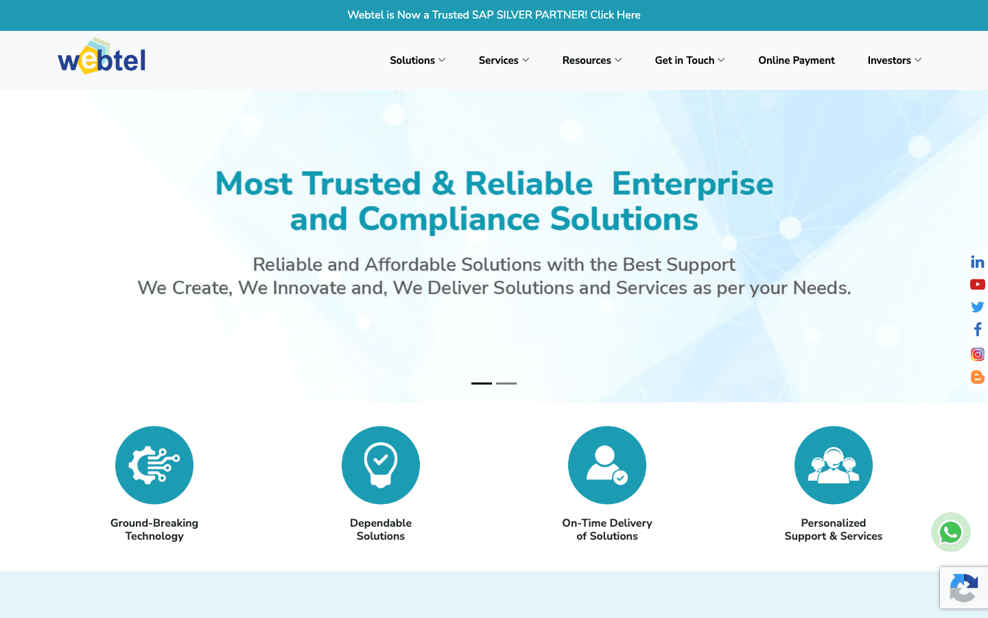 Web-e-Tax official website screenshot